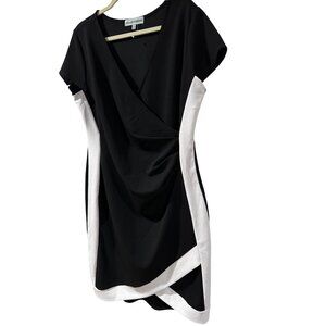 Almost Famous Women's Dress Black/White Size 2X NWOT